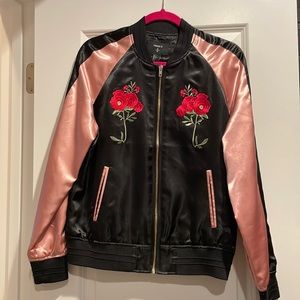 Satin Bomber Jacket